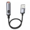 Cigaretový zapaľovač Hoco UA30, USB-A, 30cm Cigaretový zapaľovač Hoco UA30, USB-A, 30cm