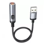 Cigaretový zapaľovač Hoco UA30, USB-A, 30cm Cigaretový zapaľovač Hoco UA30, USB-A, 30cm