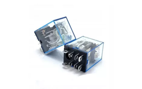 Relé LY2NJ 240 VAC 10 A, 8-pinový výkonový magnetický spínač – 4 ks Relé LY2NJ 240 VAC 10 A, 8-pinový výkonový magnetický spínač – 4 ks
