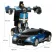 Robotické auto Bugatti s diaľkovým ovládaním a efektom plameňa vytvoreným parou Robotické auto Bugatti s diaľkovým ovládaním a efektom plameňa vytvoreným parou