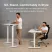 Elektrický stôl s nastaviteľnou výškou NearHub OD20E-W-120 – biely, 120 × 60 cm Elektrický stôl s nastaviteľnou výškou NearHub OD20E-W-120 – biely, 120 × 60 cm