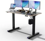 Elektrický stôl s nastaviteľnou výškou NearHub OD20E-B-120 – čierny, 120 × 60 cm Elektrický stôl s nastaviteľnou výškou NearHub OD20E-B-120 – čierny, 120 × 60 cm