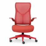   Ergonomická kancelárska stolička NearHub EC10 – štýlový komfort pre domácnosť aj kanceláriu – červená