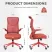 Ergonomická kancelárska stolička NearHub EC10 – štýlový komfort pre domácnosť aj kanceláriu – červená Ergonomická kancelárska stolička NearHub EC10 – štýlový komfort pre domácnosť aj kanceláriu – červená