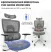 Ergonomická kancelárska stolička NearHub EC20 – biela Ergonomická kancelárska stolička NearHub EC20 – biela