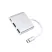 Adaptér Type-C 3 v 1 s konektormi USB 3.0, HDTV a PD 2.0 pre rýchle nabíjanie Adaptér Type-C 3 v 1 s konektormi USB 3.0, HDTV a PD 2.0 pre rýchle nabíjanie