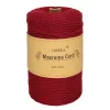 Makramé niť Forbell v bordovej farbe na kreatívne ručné práce, 2 mm × 300 m Makramé niť Forbell v bordovej farbe na kreatívne ručné práce, 2 mm × 300 m
