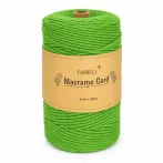 Zelená makramé niť Forbell na kreatívne ručné práce, 2 mm × 300 m Zelená makramé niť Forbell na kreatívne ručné práce, 2 mm × 300 m