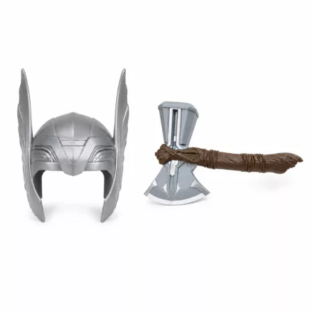 Vikingský kostýmový set Thor s okrídlenou prilbou a svietiacou hračkárskou sekerou, 2-dielny Vikingský kostýmový set Thor s okrídlenou prilbou a svietiacou hračkárskou sekerou, 2-dielny