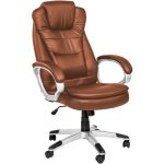   OfficeTrade Boss stolička hnedá  -vibračná masážna funkcia