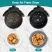 Silikónový košík do teplovzdušnej fritézy, 2 kusy – skladací, teplovzdorný, sivý