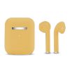 Slúchadlá Inpods 12 Macaron žlté - soft touch ovládanie a matný povrch