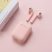 Slúchadlá Inpods 12 Macaron ružové - soft touch ovládanie a matný povrch