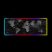 Yelandar RGB LED protišmyková podložka pod myš a klávesnicu  s motívom mapy sveta XXL