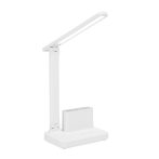 LED lampa s držiakom na perá a telefón