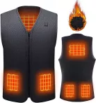 Amaz Lux čierna unisex vyhrievaná vesta EU/4XL Amaz Lux čierna unisex vyhrievaná vesta EU/4XL