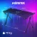 Počítačový stôl Dowinx RGB Gamer, 160 × 60 cm, čierny – držiak na poháre, držiak na slúchadlá, diaľkový ovládač Počítačový stôl Dowinx RGB Gamer, 160 × 60 cm, čierny – držiak na poháre, držiak na slúchadlá, diaľkový ovládač