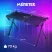 Počítačový stôl Dowinx RGB Gamer, 120 × 60 cm, čierny – držiak na poháre, držiak na slúchadlá, diaľkový ovládač Počítačový stôl Dowinx RGB Gamer, 120 × 60 cm, čierny – držiak na poháre, držiak na slúchadlá, diaľkový ovládač