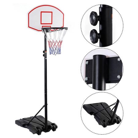 Mobilný basketbalový kôš s nastaviteľnou výškou