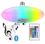 RGB Bluetooth lampa E27 s reproduktorom + diaľkové ovládanie - 20W RGB Bluetooth lampa E27 s reproduktorom + diaľkové ovládanie - 20W