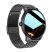 Maomi Z2 čierne inteligentné hodinky  s kovovým remienkom
