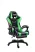 Likeregal 920 zelené herné kreslo s opierkou na nohy ,s RGB podsvietením a masážnou funkciou