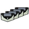FourKings  110 LEDsolárne vonkajšie osvetlenie s pohybovým senzorom( 4ks)