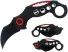 Ork Vreckový zatvárací nôž Karambit červeno-čierna Ork Vreckový zatvárací nôž Karambit červeno-čierna