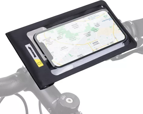 Vodotesný obal na mobil na bicykel-sivá Vodotesný obal na mobil na bicykel-sivá