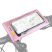 Vodotesný obal na mobil na bicykel-ružový