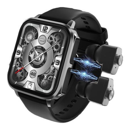 T22 čierné Smart hodinky so vstavanými slúchadlami