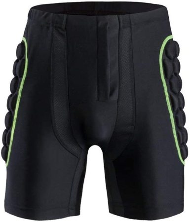 MotoShield pánske nohavice  s protektormi čierno-zelené M