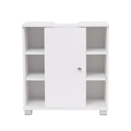 Biela skrinka pod umývadlom