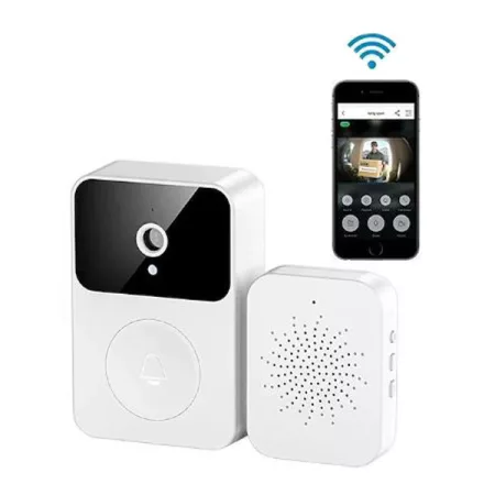 SmartCom Bezdrôtový zvonček s kamerou - wifi-video-zvonček SmartCom Bezdrôtový zvonček s kamerou - wifi-video-zvonček