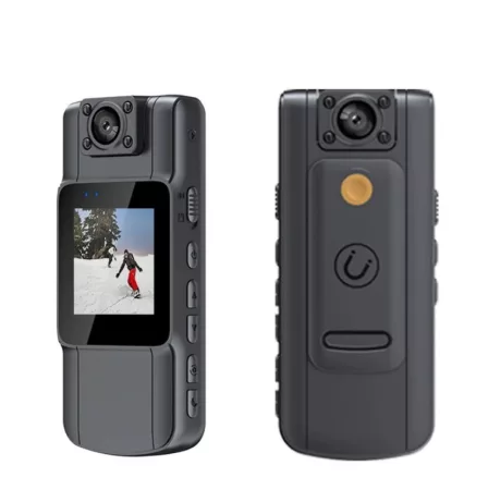 HD mini kamera- S otočným objektívom o 180° a zadným klipom HD mini kamera- S otočným objektívom o 180° a zadným klipom