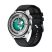 Smart hodinky GT5 strieborné s čiernym remienkom
