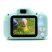 Tyrkysový digitálny detský fotoaparát - 13 MP, 4x optický zoom
