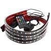 Bluetooth LED pásik do auta - 120x90 cm, s ovládaním cez APP + diaľkové ovládanie