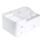 Make-up organizér so zásuvkami - praktický úložný box do kúpeľne alebo spálne Make-up organizér so zásuvkami - praktický úložný box do kúpeľne alebo spálne