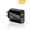 Sieťová nabíjačka, 5 portov, rýchle nabíjanie 65 W, 3 x USB, 2 x Type-C, univerzálna kompatibilita Sieťová nabíjačka, 5 portov, rýchle nabíjanie 65 W, 3 x USB, 2 x Type-C, univerzálna kompatibilita