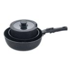   5-dielna sada hrncov s odnímateľnou rukoväťou – moderné, úsporné a praktické riešenie pre každú kuchyňu