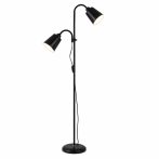 Moderná stojacia lampa s dvojitým tienidlom – 170 cm Moderná stojacia lampa s dvojitým tienidlom – 170 cm