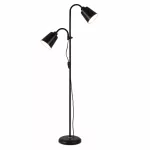 Moderná stojaca lampa s dvojitou hlavou, 170 cm