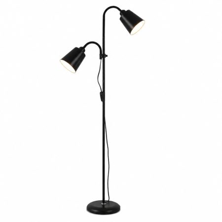 Moderná stojacia lampa s dvojitým tienidlom – 170 cm