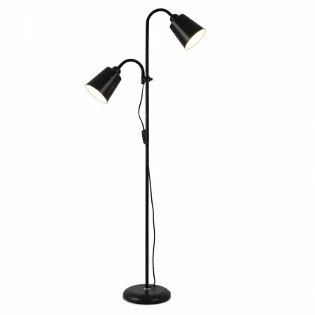 Moderná stojaca lampa s dvojitou hlavou, 170 cm Moderná stojaca lampa s dvojitou hlavou, 170 cm