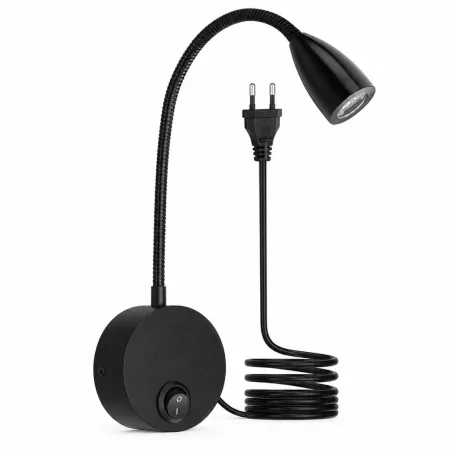 Flexibilná LED čitateľská lampa / nástenné smerové osvetlenie – 3 W – 4000 K Flexibilná LED čitateľská lampa / nástenné smerové osvetlenie – 3 W – 4000 K