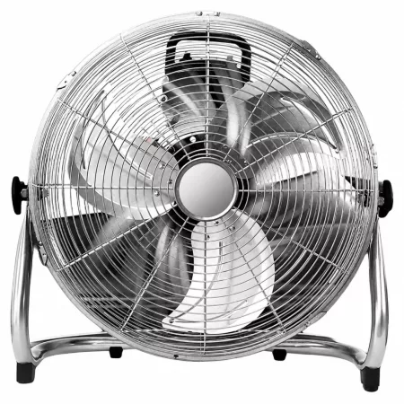 Výkonný priemyselný podlahový ventilátor s priemerom 18 palcov, s možnosťou naklonenia o 130°, s hliníkovými lopatkami Výkonný priemyselný podlahový ventilátor s priemerom 18 palcov, s možnosťou naklonenia o 130°, s hliníkovými lopatkami