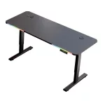 Elektricky nastaviteľný herný stôl s RGB osvetlením – 140×60 cm Elektricky nastaviteľný herný stôl s RGB osvetlením – 140×60 cm