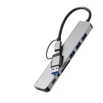USB Type-C 8 v 1 univerzálny HUB rozbočovač USB Type-C 8 v 1 univerzálny HUB rozbočovač