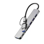USB Type-C 8 v 1 univerzálny HUB rozbočovač